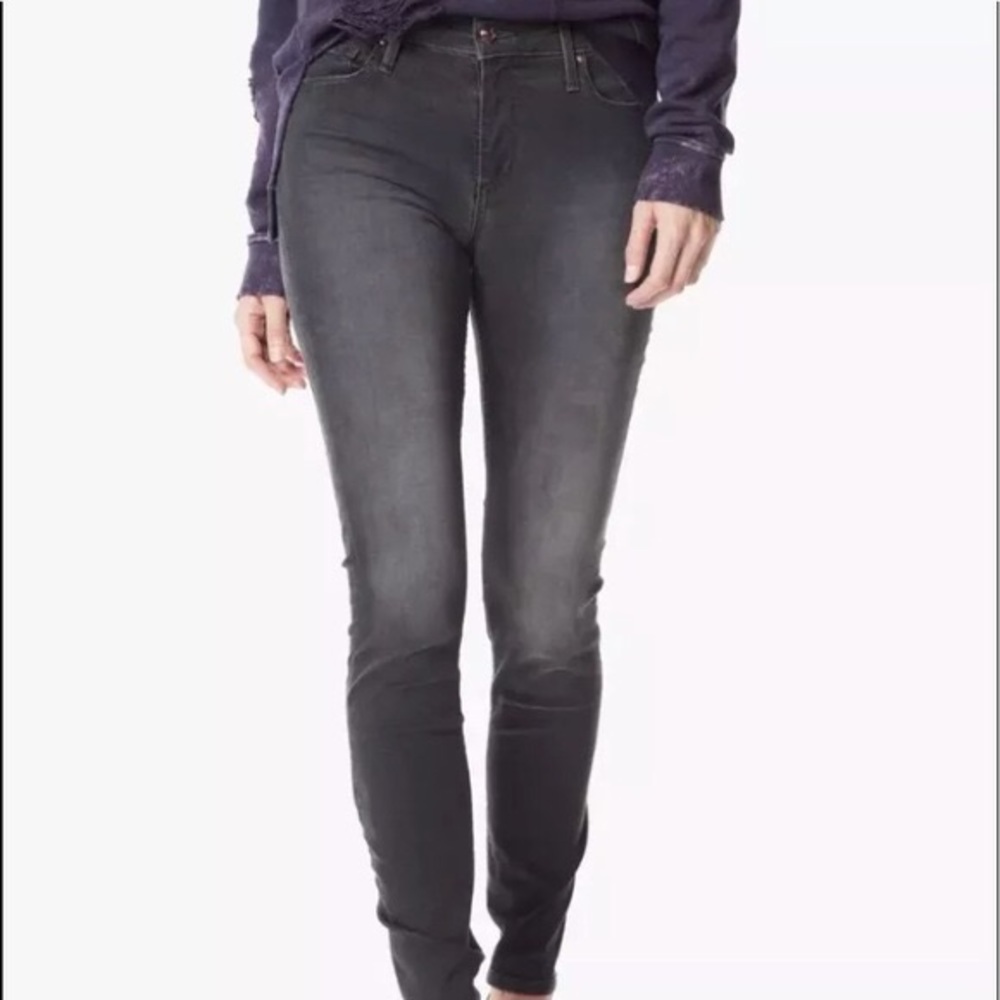 Joe's grey flawless skinny mid rise jeans